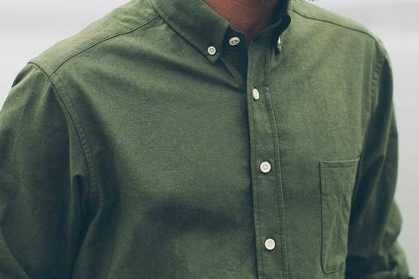 20 Best Men's Oxford Shirts | GearMoose Oxford Shirt Outfit, Kanan Jarrus, Oxford Shirt Men, Oxford Shirts, Green Shirt, Mens Accessories Fashion, Mens Style, Oxford Shirt, Men's Wear