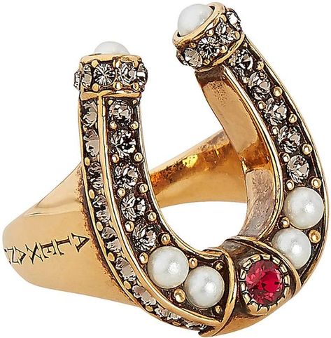 Alexander Mcqueen Horseshoe Ring Horse Shoe Ring Mens, Gold Horseshoe Ring, Elvis Horseshoe Ring, Luxury Gold Horseshoe Jewelry, Alexander Mcqueen Ring, Elegant Horseshoe-shaped Horse Design Jewelry, Horseshoe Ring, Jewelry Designer, Cool Eyes