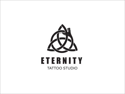 Eternity Tattoo - Logo design by Filip Panov Eternal Logo, Eternity Tattoo, Tattoo Logo Design, Yt Logo, Eternal Tattoo, Tattoo Logo, C Tattoo, Design Tattoos, Face Mug