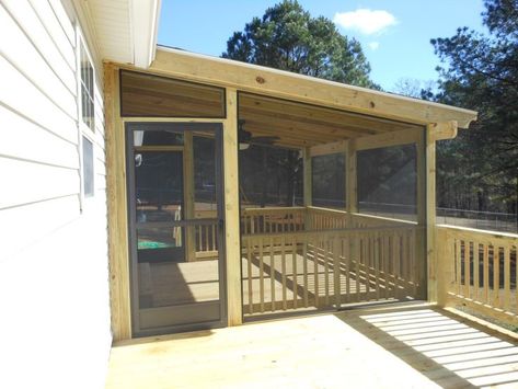 Rustic Screened In Porch, Simple Screened In Porch, Screened In Front Porch Ideas, Screened In Front Porch, Screened In Porch Diy, Terrace Roof, Pergola Roof, Screened Gazebo, Covered Patio Design