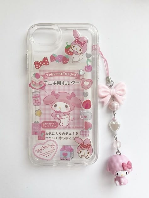 Clear Phone Case Design, Cute Tech, Phone Cases Ideas, Images Hello Kitty, Diy Phone Case Design, Phone Case Inspo, Phone Case Aesthetic, Phone Decoration, Kawaii Phone