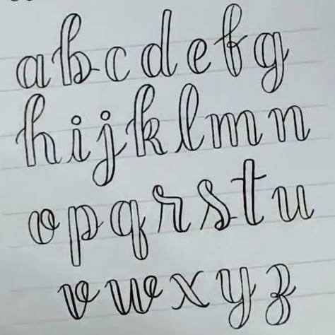 How To Draw Cursive Letters, Cursive Block Letters, Easy Pretty Fonts, Easy Fonts To Draw Step By Step Hand Lettering, Paint Font Alphabet, Lettering For Signs Fonts Hand Drawn, Title Font Ideas Alphabet, How To Draw Different Fonts, Easy Fancy Writing