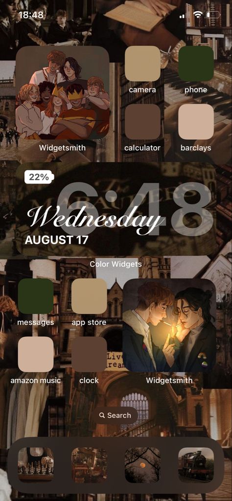 marauders
wolfstar
jily
dark academia
homescreen
ios 14
ios 15
fanart
homescreen aesthetic Music Clock, Theme Phone, Themed Bedroom, Messaging App, Camera Phone, Home Screen, Bedroom Themes, The Marauders, Phone Cover