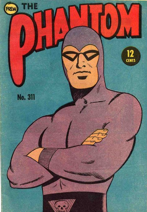 One of the Good Guys: Phantom Shields in Papua New Guinea | Te Papa’s Blog Phantom Comics, Bd Comics, Old Comics, Vintage Comic Books, Classic Comics, Comic Collection, The Phantom, Comic Book Covers, Superhero Art