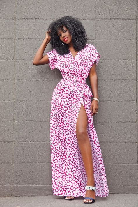 Style Pantry, African Maxi Dresses, Wrap Maxi Dress, Classy Dress Outfits, Simple Dress, African Print Fashion Dresses, Looks Street Style, African Clothing Styles, Latest African Fashion Dresses