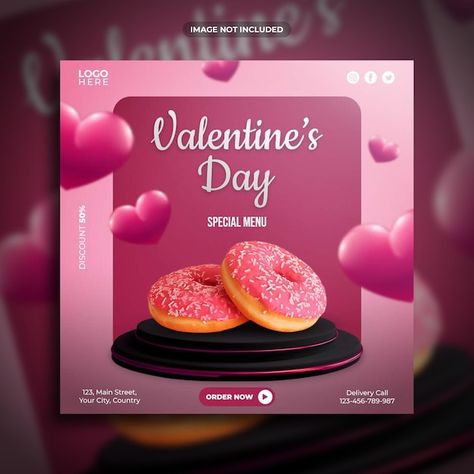 PSD valentine's day special menu social ... | Premium Psd #Freepik #psd Valentine Offers, Valentines Day Post, Valentine Poster, Valentines Day Poster, Adobe Illustrator Design, Social Media Post Template, Valentines Sale, Illustrator Design, Indian Festival