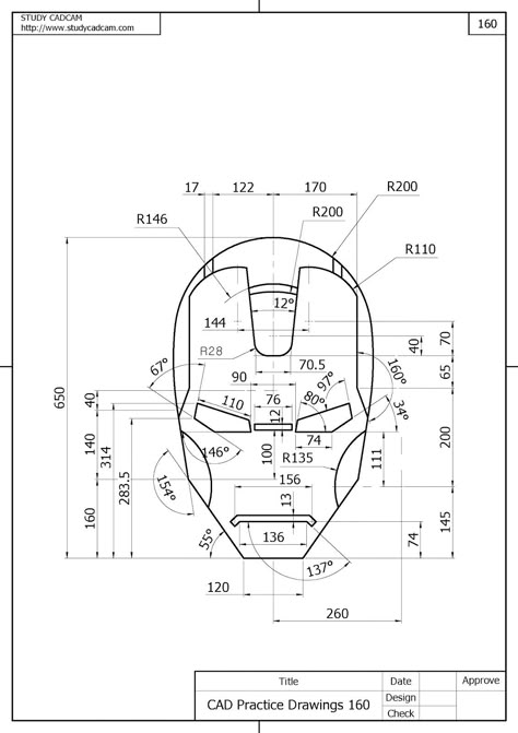 Iron man Autocad Isometric Drawing, Autocad Tutorial, Interesting Drawings, Mechanical Engineering Design, Isometric Drawing, Graphisches Design, Geometric Drawing, Drawing Exercises, Autocad Drawing