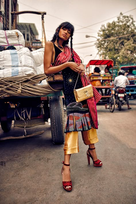 GRAZIA INDIA - OCT 17 - FESTIVE FEATURE - on Behance Street Style India, Street Fashion Photoshoot, Childhood Memories Aesthetic, Street Photoshoot, Street Shoot, India Street, Art Styling, Street Style Aesthetic, Desi Aesthetics