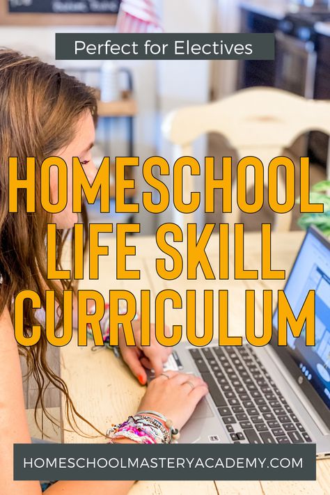 Life Skills For Homeschoolers, Easy Peasy Homeschool Curriculum, Homeschool High School Curriculum, Life Skills Curriculum, Unit Studies Homeschool, Homeschool Lesson Plans, Homeschool Routine, Online Homeschool, Homeschool Kids