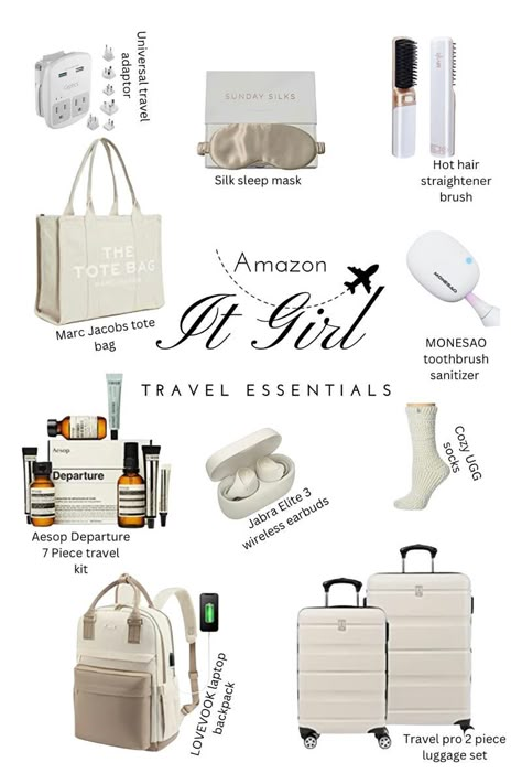 Travel Bag Essentials, Amazon Travel, Travel Finds, Travel Must Haves, Travel Essentials For Women, Travel Checklist, Packing Tips For Travel, Travel Items, Travel Organization