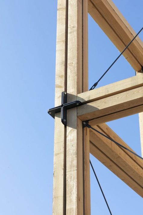 Glulam Structure, Timber Joints, Timber Architecture, System Architecture, Wooden Architecture, Wood Building, Wood Architecture, Wood Joints, Column Design