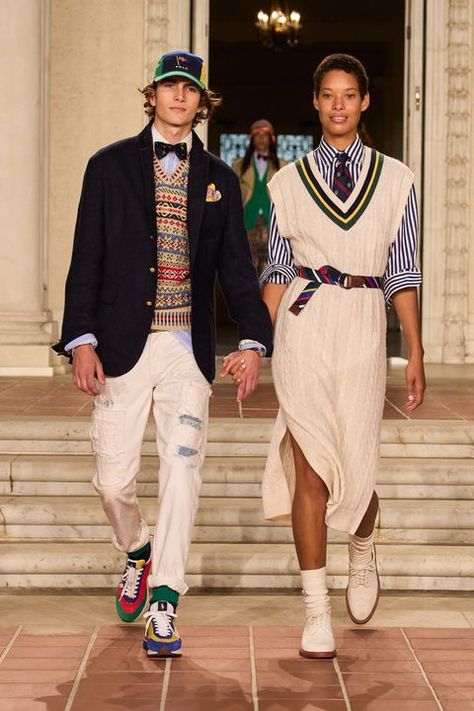 ralph lauren spring 2023 Ralph Lauren Spring Summer 2023, Ralph Lauren Ss23, Ralph Lauren Spring Summer, Ralph Lauren Looks, Preppy Mode, Spring 2023 Ready To Wear, 2023 Ready To Wear, Ralph Lauren Style, Estilo Preppy