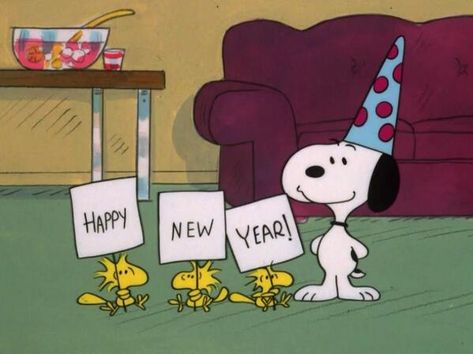 Happy New Year with Snoopy! Eastern Orthodontics & Pediatric Dentistry, Greenville, NC @ www.eopd.org Cartoon Dog, A Cartoon, Happy New, Happy New Year, Snoopy, Signs