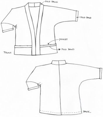 Kimono Jacket Pattern, Jackets Pattern, Tunic Sewing Patterns, Jacket Pattern Sewing, Kimono Pattern, Creation Couture, Online Fabric, Jacket Pattern, Kimono Jacket