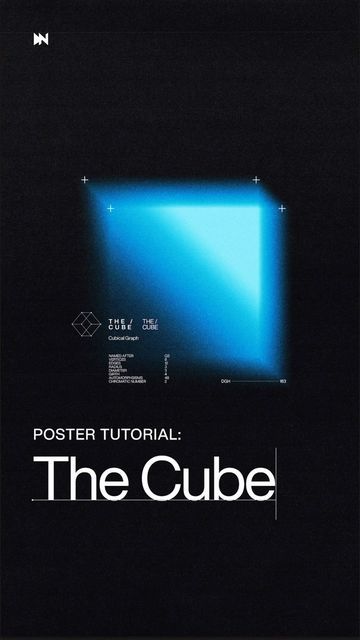 DGH — Graphic Designer on Instagram: "Poster Tutorial: The Cube Quick and Easy tutorial on how I created my recent poster ‘The Cube’. This involved using effects I detailed on my previous reel - ‘Creating Gradient Shapes’ Let me know if you run into any issues! 😁 #graphicdesign #design #art #graphicdesigner #illustration #branding #logo #designer #graphic #digitalart #photoshop #artwork #illustrator #creative #artist #logodesigner #graphics #typography #marketing #photography #drawing #logode Simple Futuristic Design, Awesome Graphic Design, Innovation Design Creativity, Graphic Design Concepts Ideas, Number 1 Design Graphics, Cube Graphic Design, Illustrator Gradient, Design Cool, Design Syndrome