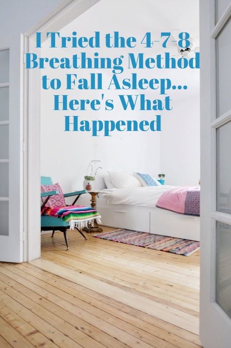 I Tried the 4-7-8 Breathing Method to Fall Asleep...Here's What Happened | Apartment Therapy Sleep Exercise, Siren Song, Sleep Remedies, Fall Asleep Faster, Cold Remedies, Breathing Techniques, Sleeping Positions, What Happened To You, Fall Asleep