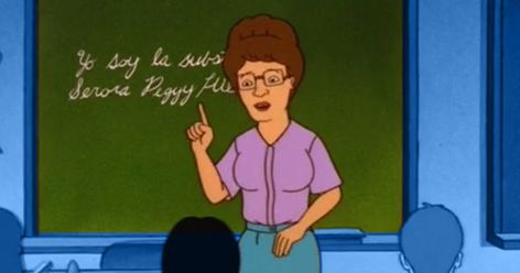 ‘King of the Hill’: Peggy’s 10 Worst Mispronunciations of Spanish Words Peggy Hill, Learn Hebrew Alphabet, Teacher Awards, Hebrew Alphabet, Learn Hebrew, Fan Theories, King Of The Hill, Taika Waititi, Substitute Teacher