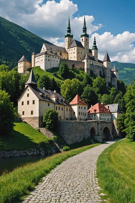 Step Back in Time: Explore These Historical Landmarks in Slovakia! Slovakia Culture, Haunted House Inspiration, Bojnice Castle, European Castles, Architecture Model House, Landscape Photography Nature, Slovakia, Historical Landmarks, Beautiful Castles