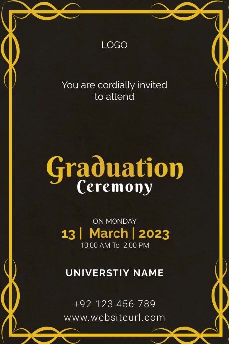 Graduation Ceremony Program, Event Quotes, International Days, National Days, Flyer And Poster Design, Posters Design, Ceremony Programs, Class Reunion, Graduation Ceremony