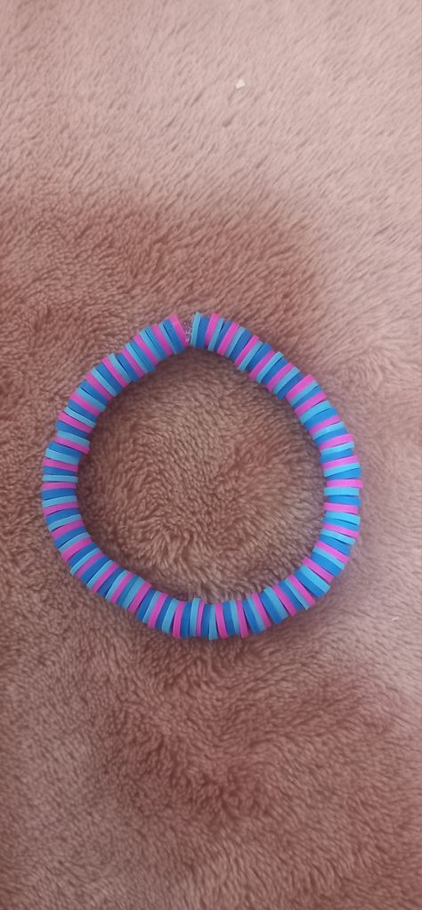 Pink and blue clay bead bracelet Clay Beads Bracelet, Clay Bead Ideas, Jewelry Business Ideas, Clay Bead Bracelet Ideas, Bead Bracelet Ideas, Preppy Bracelets, Clay Bead Bracelet, Blue Clay, Clay Bracelet