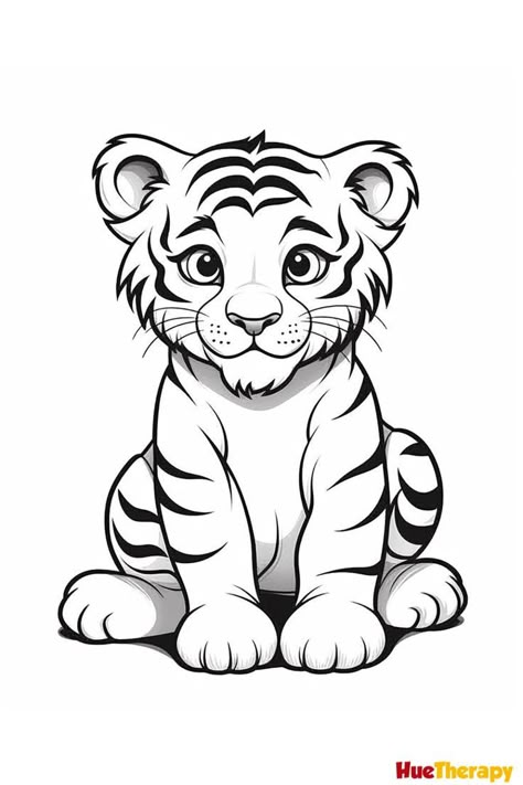 12 Free Printable Tiger Coloring Pages for Kids Tiger Coloring Pages, Kids Colouring Printables, Tiger Coloring, Monster Truck Coloring Pages, Tiger Drawing, Truck Coloring Pages, Free Adult Coloring Pages, Batman Wallpaper, Printable Adult Coloring Pages