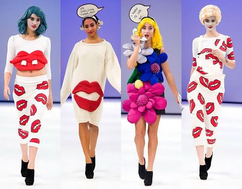 Fashion..What it is actually? – CrypticFashionCult What Is Pop Art, Pop Art Clothing, Art Themed Party, Pop Art Fashion, Pop Art Girl, Quirky Fashion, Design Textile, Art Pop, 60s Fashion