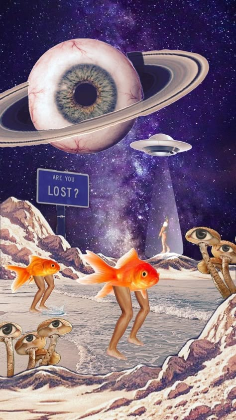 Dream Core Art, 4w5 Aesthetic, Surrealist Aesthetic, Trash Collage, Surrealism Graphic Design, Alien Cowgirl, Photomontage Ideas, Surrealism Art Ideas, Absurdist Art