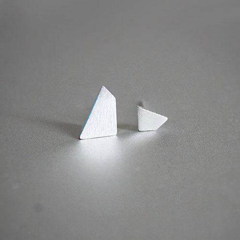 Abstract Polygon Stud Earrings, , Gifts for Designers, Clean minimal gifts for designers and creatives, gift, design, designer - Gifts for Designers, Gifts for Architects Vintage Stud Earrings, Minimalist Earrings Studs, Geometric Studs, Minimalist Studs, Mismatched Earrings, Earrings Studs, Geometric Jewelry, Gold Geometric, Everyday Earrings