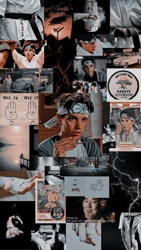 Cobra Kai Laptop Wallpaper, Ralph Macchio Wallpaper Aesthetic, Ralph Macchio Collage, Ralph Macchio Wallpaper Collage, Cobra Kai Wallpaper Iphone, Daniel Larusso Wallpaper, Karate Kid Wallpaper, Karate Wallpaper, Karate Kid 1