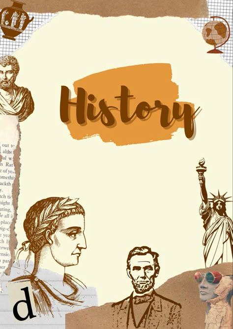 #study #studygram #studyblr #aesthetic #aestheticnotes @Ariiane_hx History Binder Cover Aesthetic, Subject Book Covers Aesthetic, School Subject Cover Page Aesthetic, Front Cover Design Notebook Aesthetic, History Word Design, Aesthetic Fact File, Study Book Cover Design, History Background Design Aesthetic, History Front Page Design Aesthetic