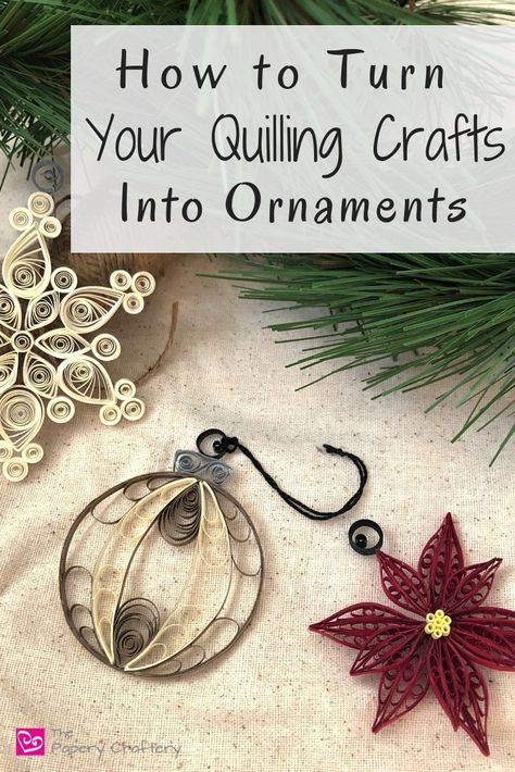 How to Turn Your Quilling Crafts into Ornaments - The Papery Craftery Quilling Instructions, Diy Quilling Crafts, Neli Quilling, Paper Quilling Tutorial, Paper Quilling For Beginners, Art Quilling, Quilling Christmas, Paper Quilling Patterns, Quilled Paper Art