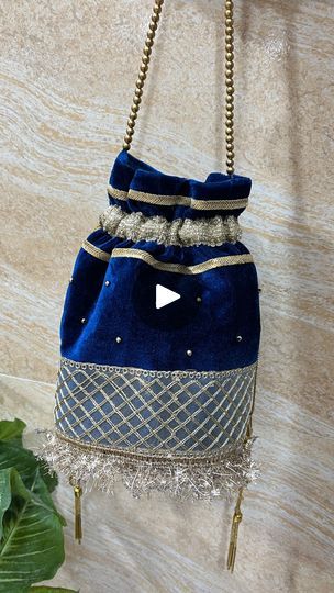 Dress Kurti, Gold Bangles For Women, Potli Bag, Potli Bags, Bag Sewing, Instagram Diy, Diy Bag, Gold Bangles, Beaded Embroidery