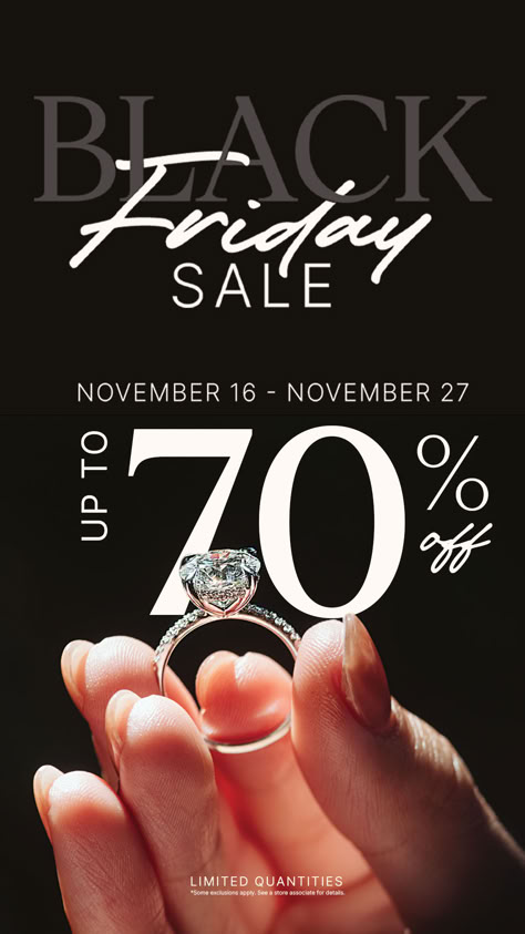 sale, black friday, ring, diamonds, gold rings Black Friday Jewelry Sale, Black Friday Sale For Jewelry, Black Friday Sale Jewelry, Black Friday Promotion Design, Pre Black Friday Sale Graphic, Black Friday Website, Black Friday Fashion, Black Friday Jewelry, Live Shop