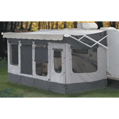 Free 2-day shipping. Buy Carefree Vacation'r Screen Room for RV Awning at Walmart.com Camper Vintage, Rv Awning, Rv Tent, Camper Trailer Remodel, Camper Hacks, Kombi Home, Travel Trailer Remodel, Screen Room, Camper Makeover