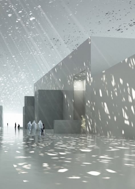 French Museum, Louvre Abu Dhabi, Mosque Design, Le Louvre, Jean Nouvel, Jw Marriott, New Museum, Louvre Museum, Light Shadow