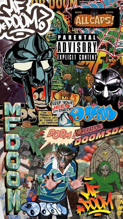 MF DOOM #allcaps #mmfood #rap #music #mfdoom #comic #potholderz Deadpool Quotes Funny, Mr Doom, Iphone Wallpaper Texture, Skateboard Photos, Hip Hop Artwork, Kingdom Hearts Fanart, Hip Hop Poster, Graffiti Wallpaper Iphone, Comic Book Art Style