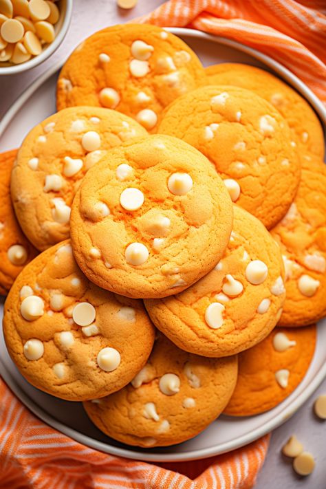 Orange Creamsicle Cookies - That Oven Feelin Orange Creamsicle Cookies, Creamsicle Cookies, Onion Casserole, Pineapple Dessert, Lemon Cookie, Pineapple Dessert Recipes, Orange Food Coloring, Orange Cake Recipe, Orange Cookies