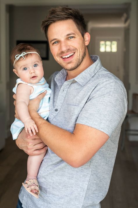 Good Father Pictures, Father Baby Pictures, Matt Lanter Timeless, Father Pictures, Baby And Father, Father Holding Baby, Letter Of Appreciation, Dad With Baby, Celebrity Baby Fashion