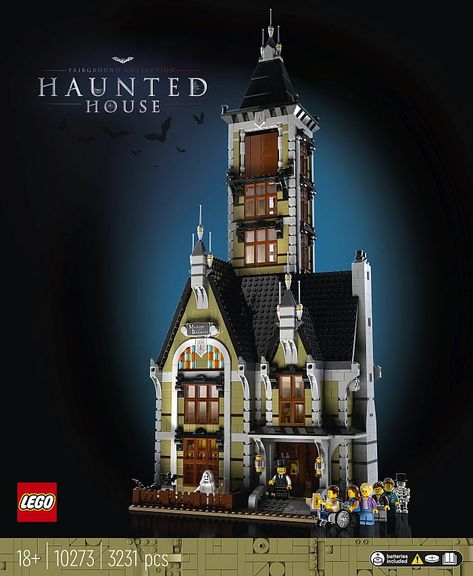 Lego Haunted House, Custom Lego Sets, Hobbies To Pick Up, Lego Techniques, Instructions Lego, Scary Haunted House, Lego Modular, Parc D'attraction, Lego Toys