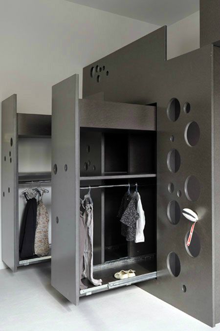 Wardrobe Shutter Design, Deep Closet, Closet Bed, Tiny Bedrooms, Fitted Wardrobes, Wardrobe Design Bedroom, Cupboard Design, Tiny Bedroom, Bedroom Wardrobe