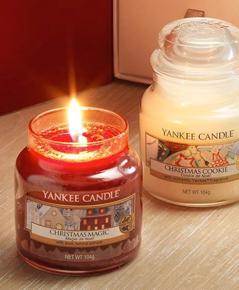 Yankee Candle Scented Candle | Christmas Magic Small Jar | Burn Time: Up to 30 Hours #christmas #candle Ever After Aesthetic, After Aesthetic, Yankee Candle Christmas, Xmas Candles, Yankee Candle Scents, Christmas Scented Candles, Yankee Candles, Festive Cocktails, Expensive Gifts