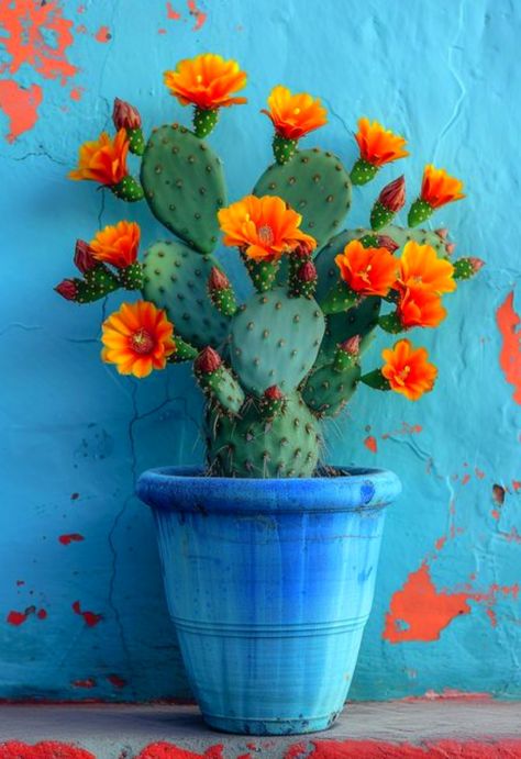 Boom Kunst, Cactus Photography, Cactus Tattoo, Cactus Art, Cactus Garden, Cactus And Succulents, Mexican Art, Cacti And Succulents, Orange Flowers