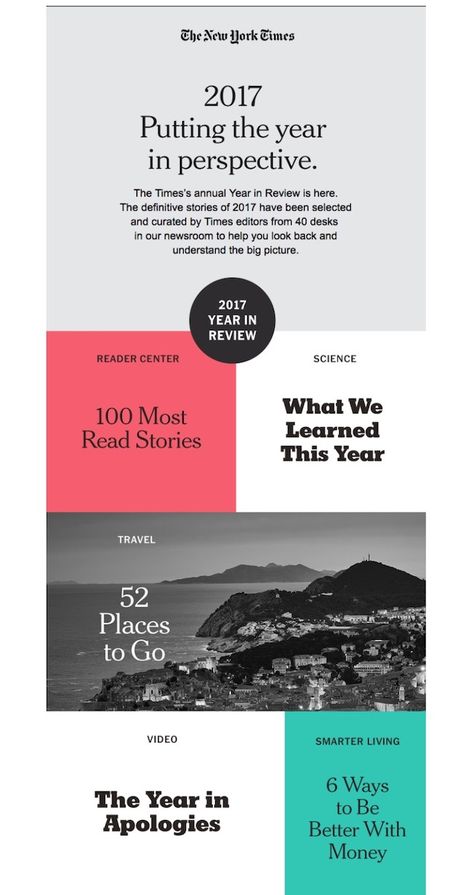 45 Engaging Email Newsletter Templates, Design Tips & Examples For 2019 /// NYT Marketing Email Newsletter Template Email Newsletter Template Design, Newsletter Design Layout, Newsletter Design Inspiration, Newsletter Template Mailchimp, Newsletter Design Templates, Graphic Design Magazine, Email Layout, Newsletter Layout, Newsletter Inspiration