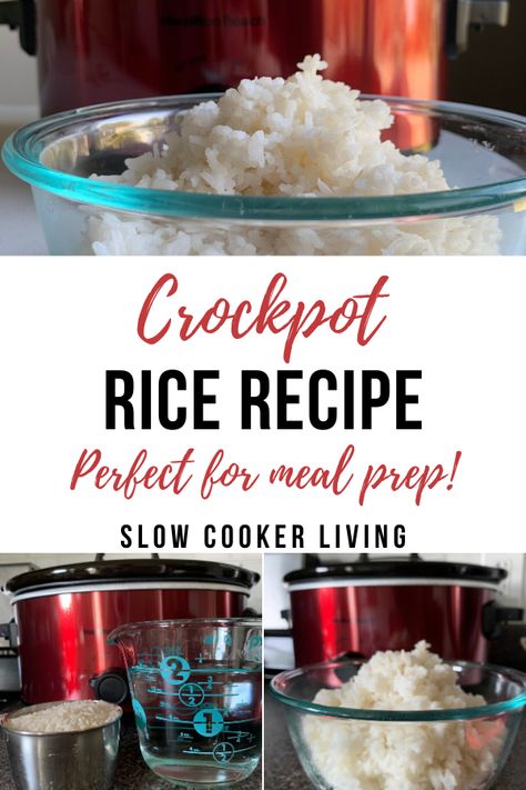 Crockpot Jasmine Rice, Crockpot Rice Pilaf, White Rice Crockpot, Cooking Rice In Crockpot, Rice In A Crockpot, Rice In The Crockpot, Rice In Slow Cooker, Uncle Bens Rice Recipe, Crockpot Rice Recipes