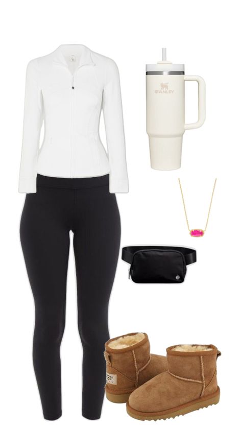 Lullulemon Lulu Bag Outfit, Lululemon Backpack, Lululemon Outfits, Black Lululemon, Cute Outfit Ideas, School Fits, Clothing Styles, Polyvore Outfits, Cute Outfit