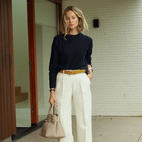 My Mom and I Both Like Classic Fashion, and We Love These 30 Items From the Nordstrom Anniversary Sale Anouk Yve Style, Cream Trousers Outfit, Self Energy, Country Club Casual, Country Club Outfit, Country Club Style, September Outfits, Anouk Yve, Club Attire