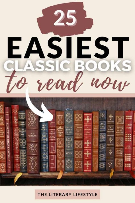 These easy to read classic books help you dive into the short classics and other essential classic books to read that beginners can tackle without the overwhelm. Classic Literature List, Favorite Things Party Gift Ideas, Classic Books List, Classic Books To Read, Classics To Read, Must Read Classics, Podcast Ideas, Party Gift Ideas, Agatha Christie Books