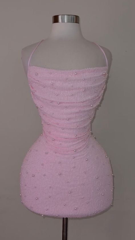 Eliza Dress - Pink Eliza Dress, Mini Party Dress, Stunning Prom Dresses, Shein Outfits, Glamorous Dresses, Cute Prom Dresses, Prom Dress Inspiration, Mini Party, Pretty Prom Dresses