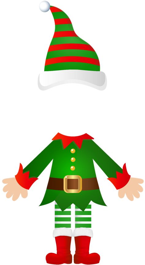 Face Less Elf Template, Elf Christmas Template, Elf On The Shelf Cut Out, Elf Outline Template, Christmas Elf Body Template, Christmas Faceless Template, Faceless Elf Printable, Faceless Elf Template Girl, Elf Pattern Printable