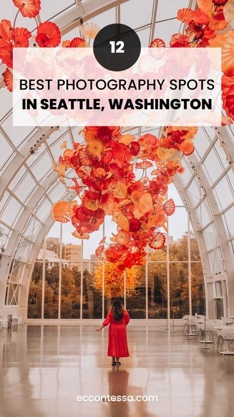 12 Best Photography Spots in Seattle. Instagrammable Spots in Seattle Seattle Washington Photography, Discovery Park Seattle Photography, Seattle Instagram Spots, What To Do In Seattle Washington, Seattle Pictures Ideas, Seattle Aesthetic, Seattle Library, Seattle Winter, Seattle Pictures